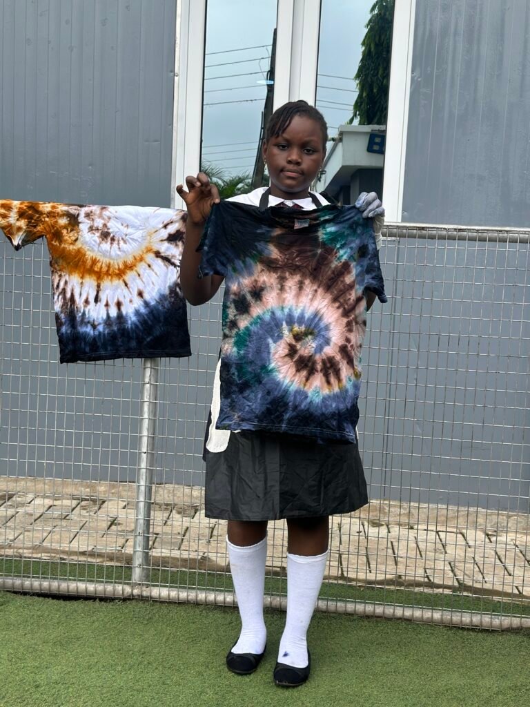 Tie-dye project: two designs