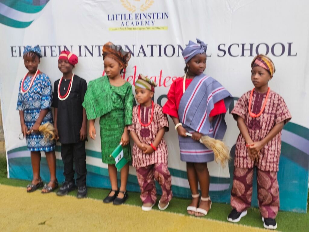 Traditional attire on celebration day