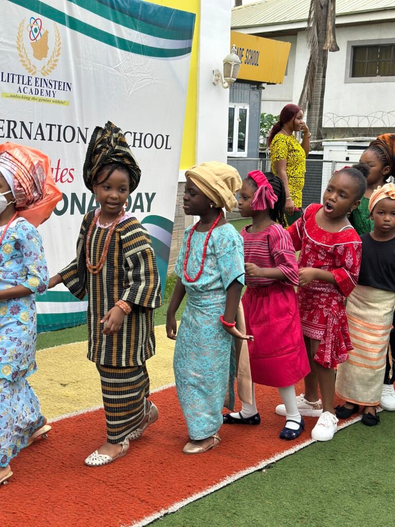 Walking the red carpet in traditional attire