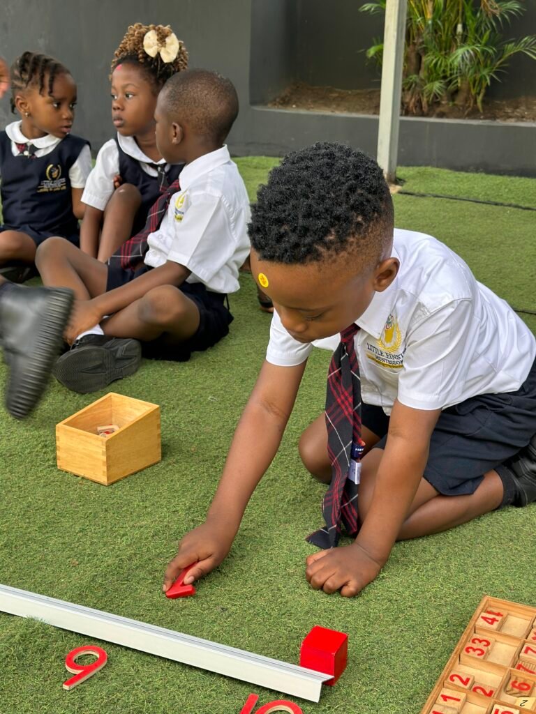 Working with number rods