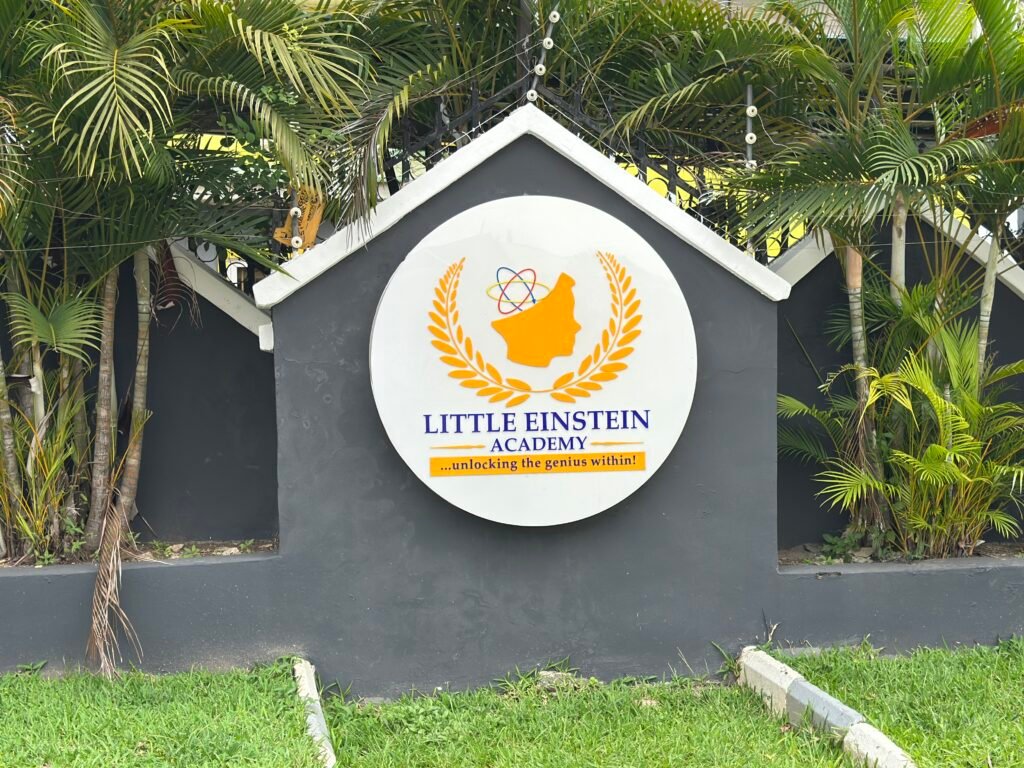 Our sign at the entrance