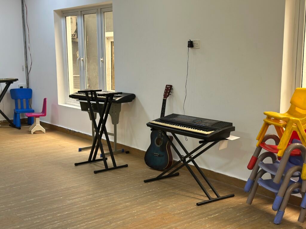 The music room