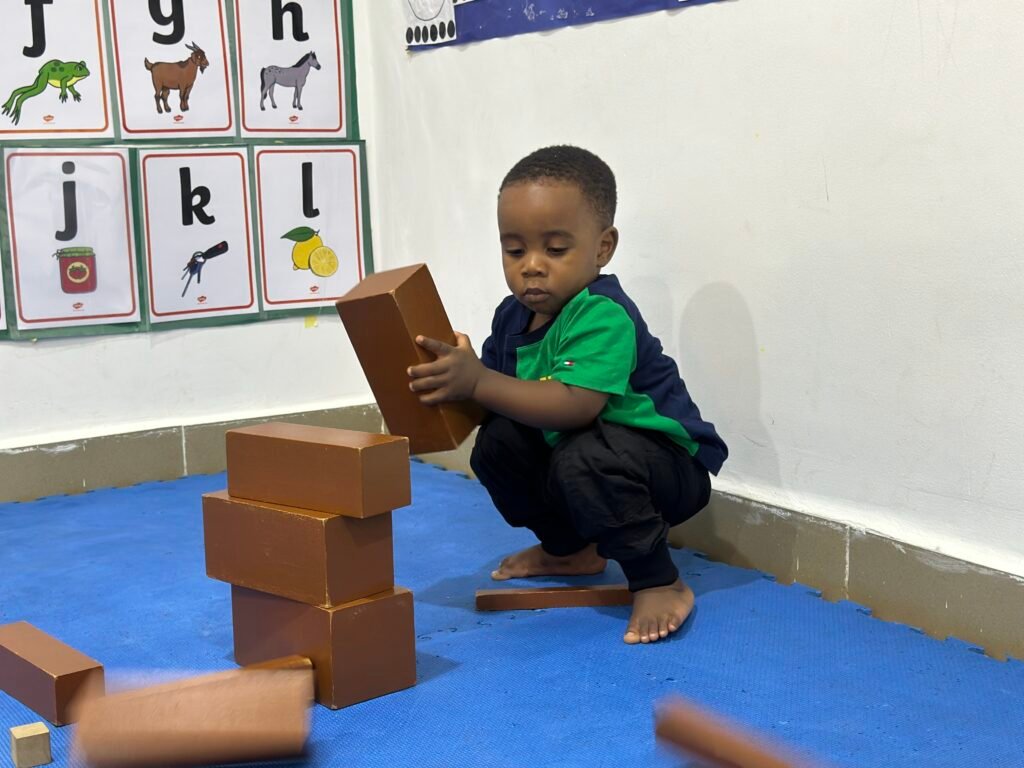 Building the brown stair