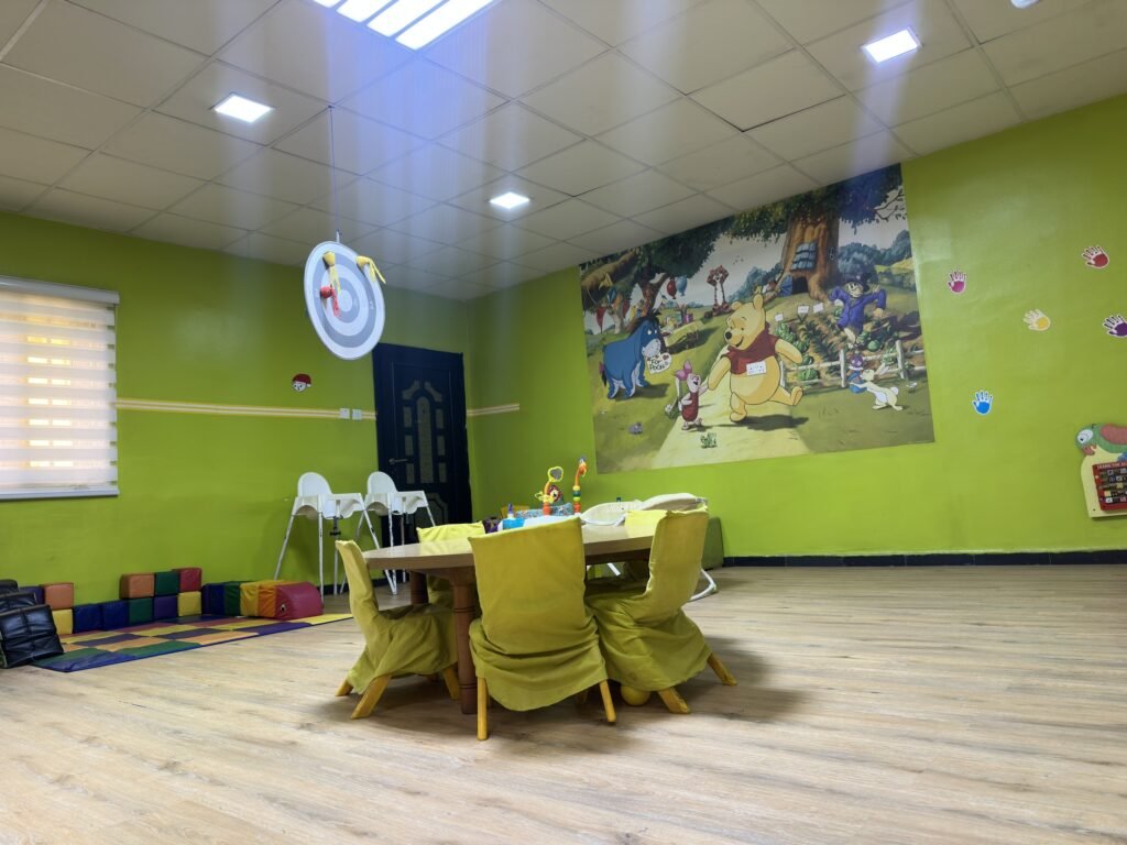 A bright early years room